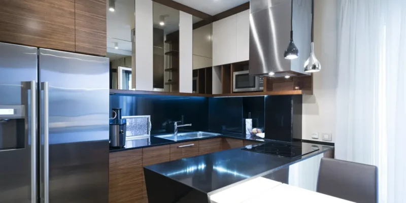 wnętrze nowoczesnej kuchni